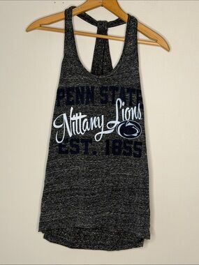 Penn State Nittany Lions Women's Gray Racerback Tank Top